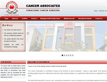 Tablet Screenshot of cancerassociates.org